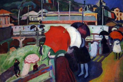 De tre paraplyer af Raoul Dufy