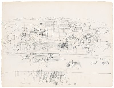 Epsom væddeløbsbane af Raoul Dufy