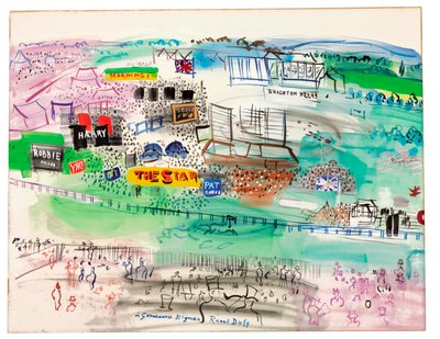 Epsom væddeløbsbane af Raoul Dufy
