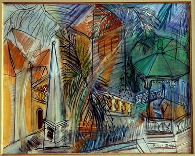 Jardin public a Hyeres af Raoul Dufy