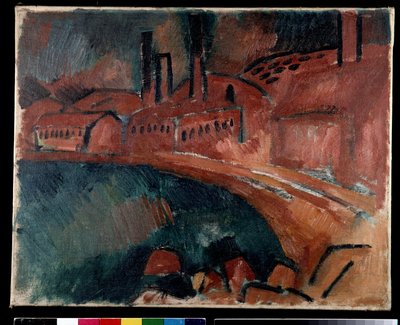 La Tuilerie saint Henri eller fabrikken Industrielt landskab af Raoul Dufy