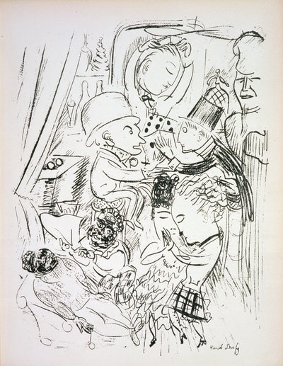 Le Boeuf sur le Toit eller The Nothing Doing Bar, Darius Milhaud Instrumental Music af Raoul Dufy