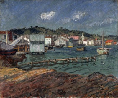 Havnen i Martigues af Raoul Dufy