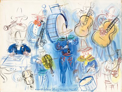 Mexicansk koncert; Le concert mexicain af Raoul Dufy