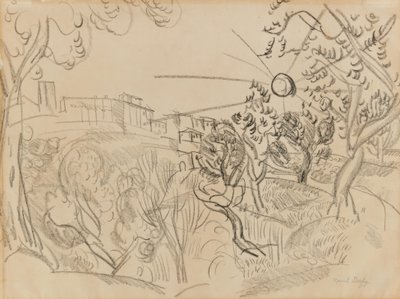 Oliventræer i Provence af Raoul Dufy