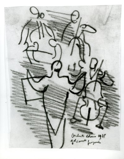 Orchestre Colonne af Raoul Dufy