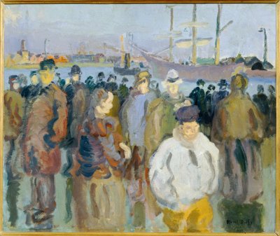 Kajen i Rouen af Raoul Dufy