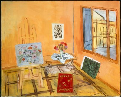 Studio med buket af Raoul Dufy