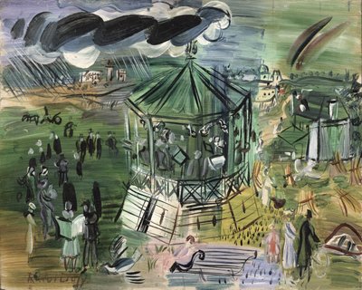 Søndag, Musik på landet af Raoul Dufy