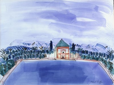 Poolen på Menara af Raoul Dufy