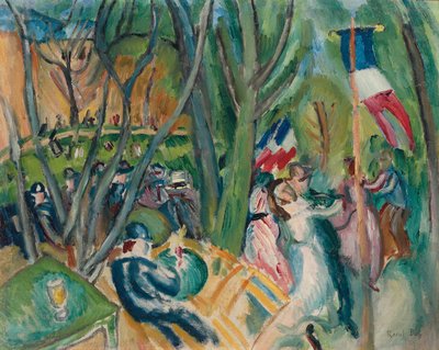 Den folkelige dans; Le Bal Populaire af Raoul Dufy