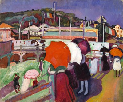 De tre paraplyer af Raoul Dufy