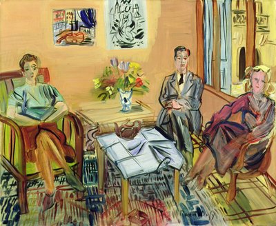 Tre siddende figurer af Raoul Dufy