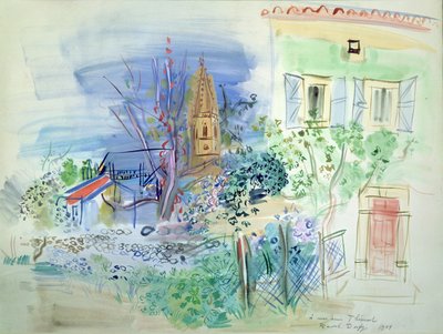 Udsigt over Perpignan af Raoul Dufy