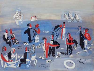 Vandreception; Reception Nautique af Raoul Dufy