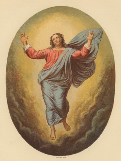 Himmelfarten (farvelitografi) af Raphael (1483 1520) (after)