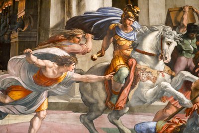 Udvisning af Heliodorus fra templet. 1511-1512 (fresko) af Raphael