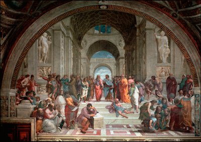 Skolen i Athen af Raphael (1483 1520)