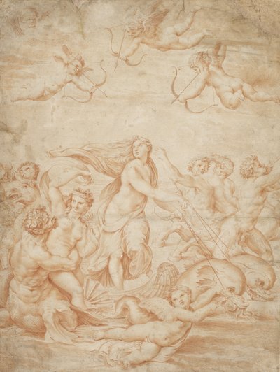 Galateas triumf af after Raphael