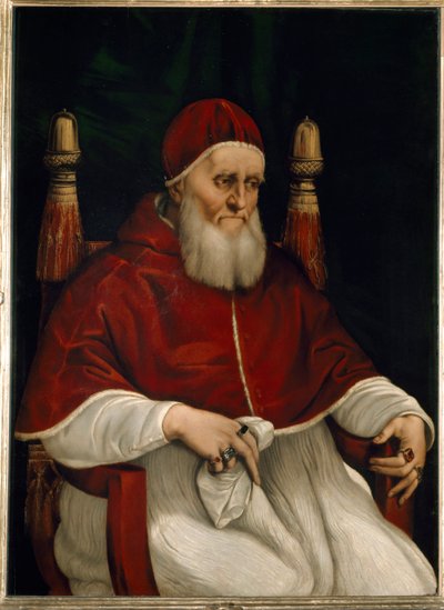 Portræt af pave Julius II af Raphael