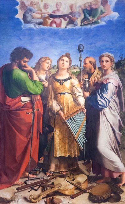 Ekstasen af st. Cecilia af Raphael (1483-1520)