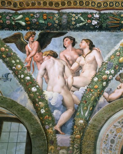Amor og de tre nåder, 1517-1518. af Raphael