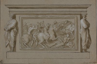 Design til begravelsesmonument for Marchese Francesco Gonzaga af Raphael