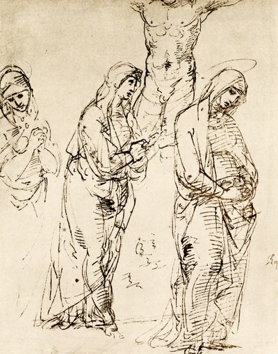 Design til Guds Moder under korset af Raffaello Sanzio Raphael