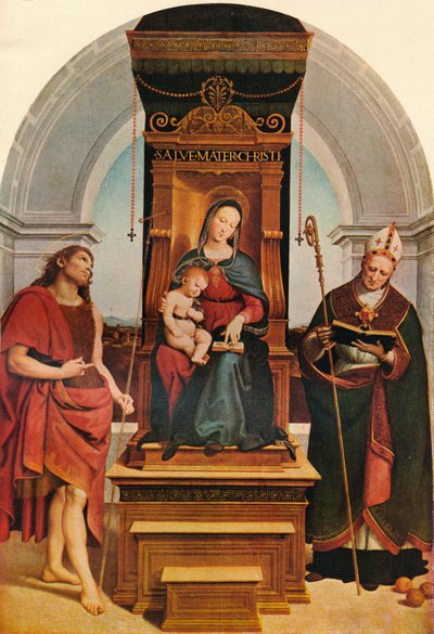 Ansidei Madonna, 1505, 1911 af Raffaello Sanzio Raphael