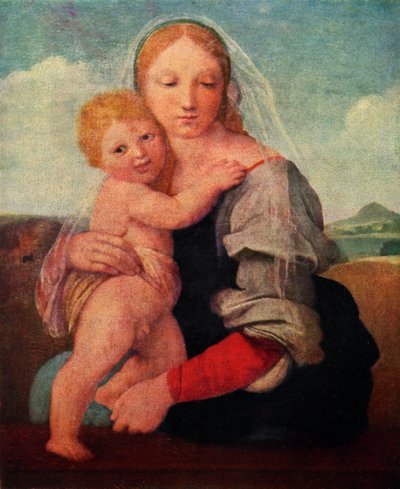 Mackintosh Madonna, c1510-1512, 1929 af Raffaello Sanzio Raphael