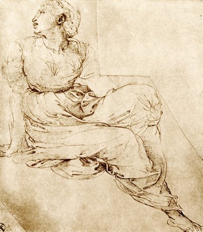 Muse Erato af Raffaello Sanzio Raphael