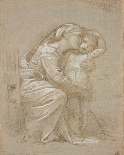 Jomfruen og barnet, begyndelsen af det 16. århundrede af Raphael