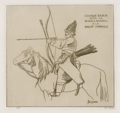 Bashkir Kosak, 1813-1814 af Raphael Jacquemin