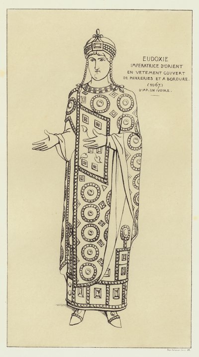 Eudoxia, østens kejserinde af Raphael Jacquemin