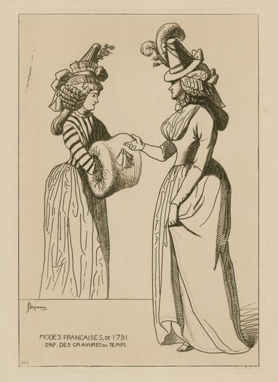 Fransk mode fra 1791 af Raphael Jacquemin