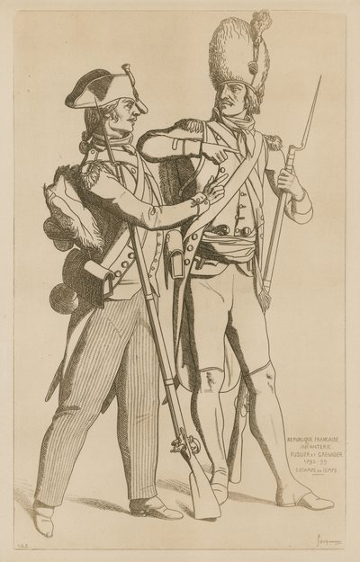 Infanteri af den franske republik af Raphael Jacquemin