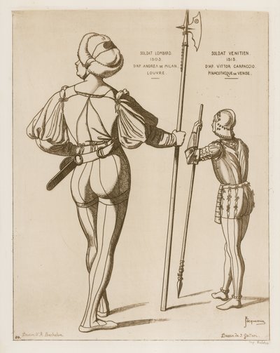 Italienske soldater fra 1500-tallet af Raphael Jacquemin