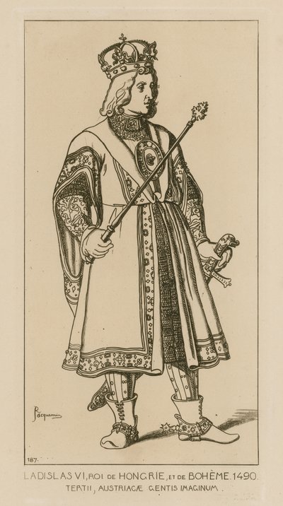 Ladislaus VI, konge af Ungarn og Bøhmen, 1490 af Raphael Jacquemin
