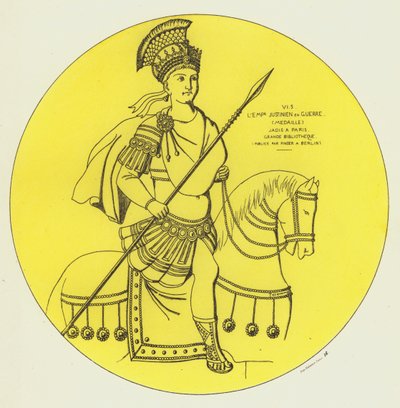 Kejser Justinian i krig af Raphael Jacquemin