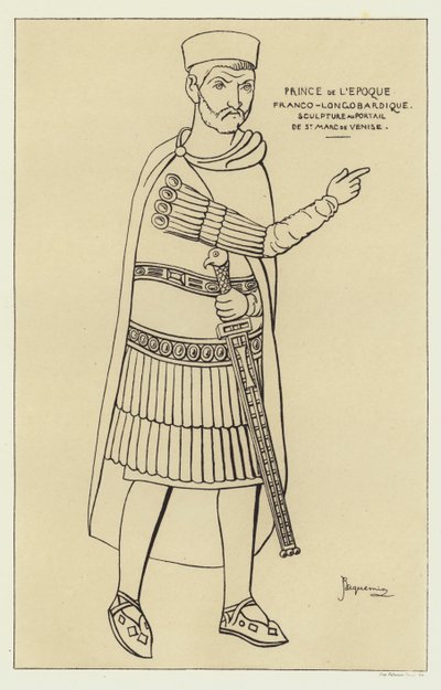 Prins franco-longobardique af Raphael Jacquemin