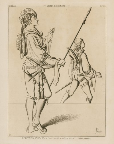 Squires, 1500-1515 af Raphael Jacquemin