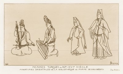 Tyrkiske kvinder fra det 15.-16. århundrede af Raphael Jacquemin