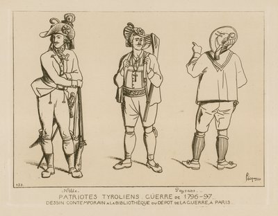 Tyrolske patrioter, krigen 1796-1797 af Raphael Jacquemin