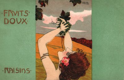 Druer, ca. 1900 (illustration) af Raphael Kirchner