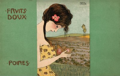 Pærer, ca. 1900 (illustration) af Raphael Kirchner