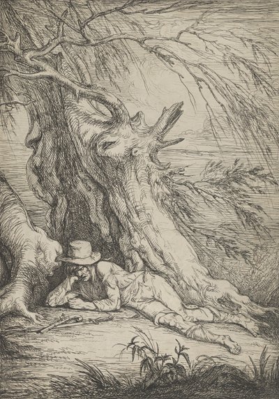 Bandit under et træ, 1795-1801. af Raphael Lamar West