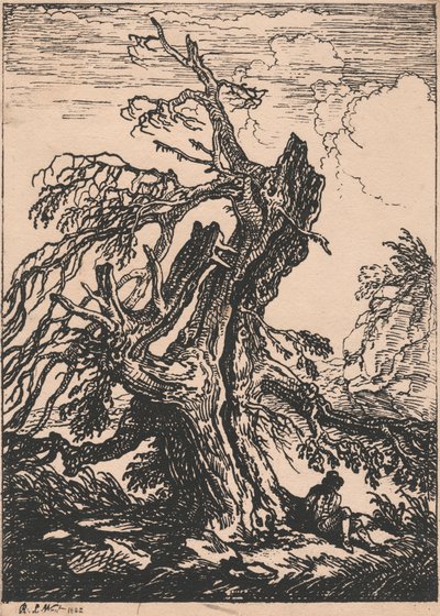 Studie af et træ af Raphael Lamar West