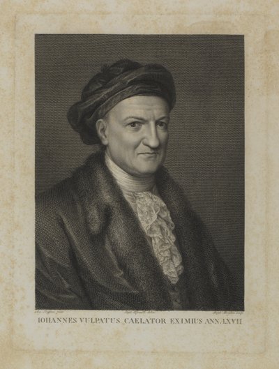 Johannes Vulpatus Caelator Eximus Ann. LXVII af Raphael Morghen