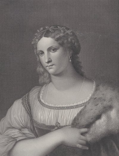 La Fornarina, 1814 af Raphael Morghen