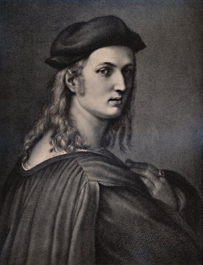 Raphael Sanzio, italiensk renæssancekunstner, 18. eller 19. århundrede 1894 af Raphael Morghen
